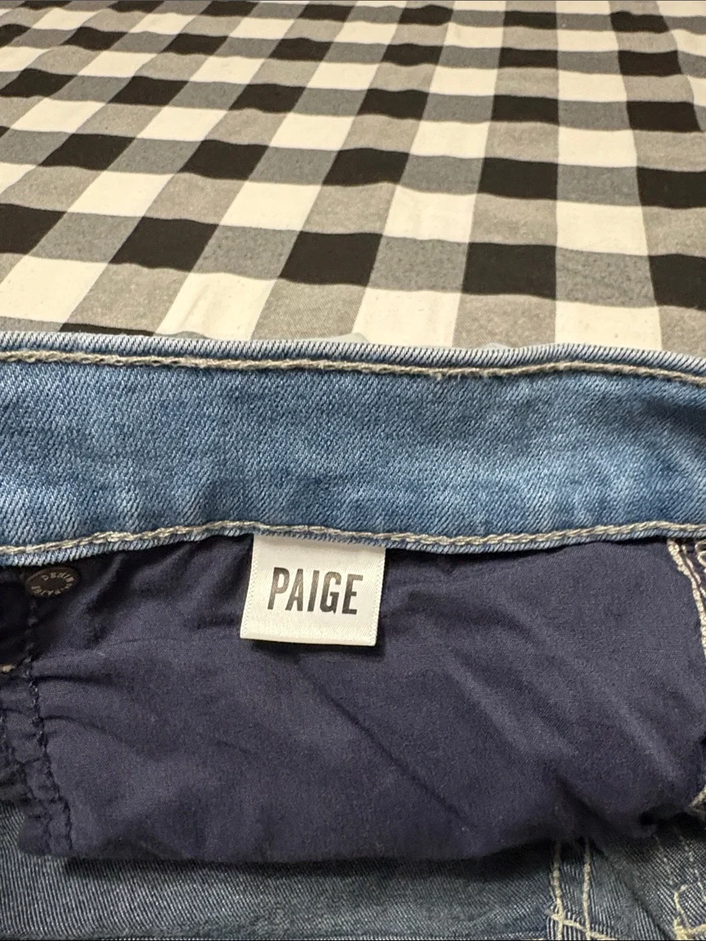 PAIGE Transcend Federal Slim Straight Jean Sefton Men 30 x 33 Stretch Light Wash